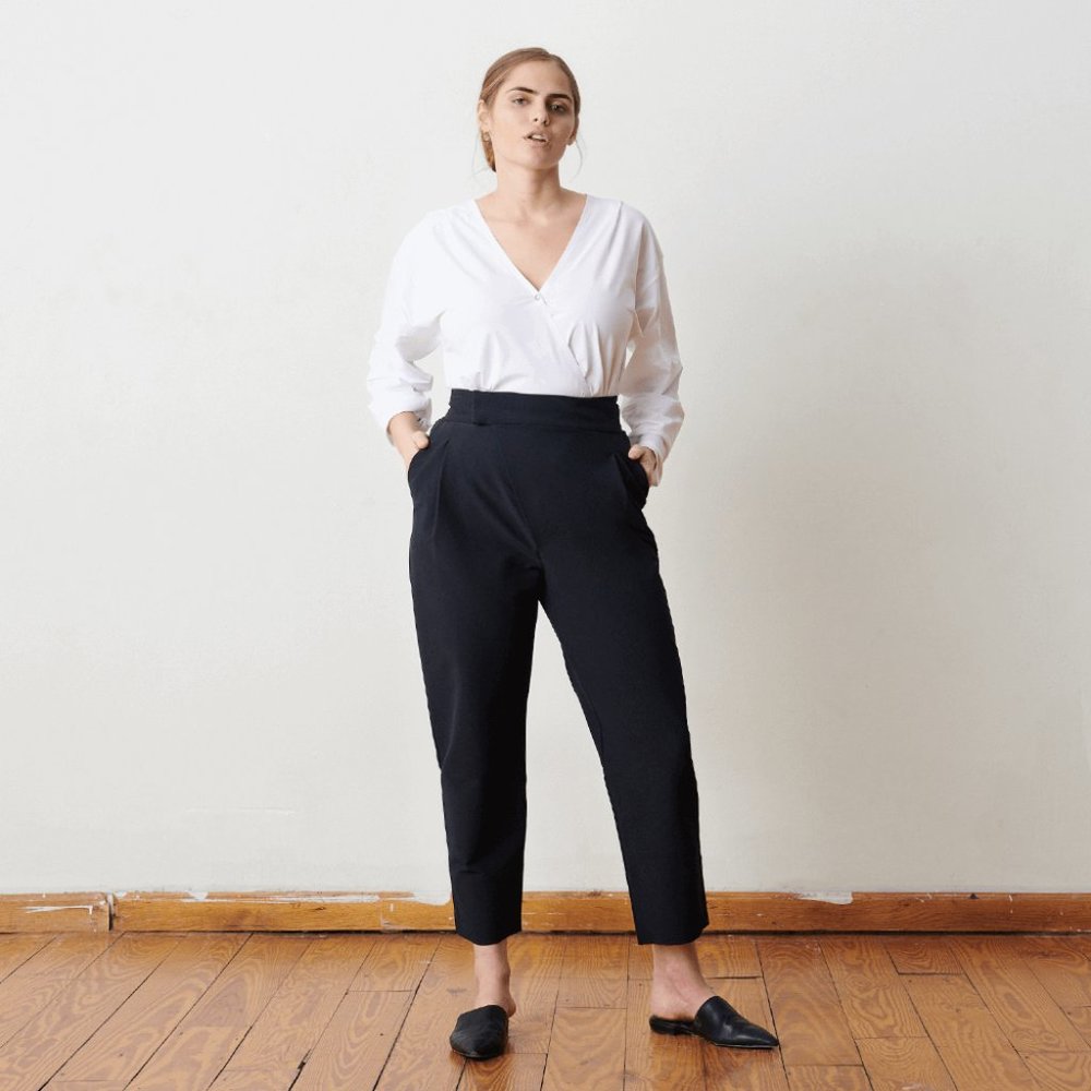 M - ADAY Portfolio Tailored Pants - Black